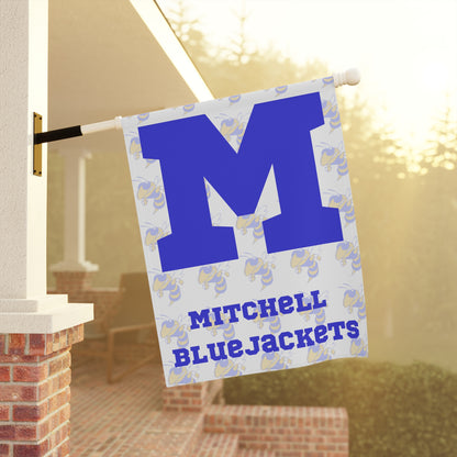 Mitchell Bluejackets custom Block M with Buzz garden flag