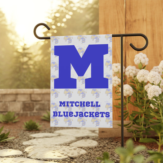 Mitchell Bluejackets custom Block M with Buzz garden flag