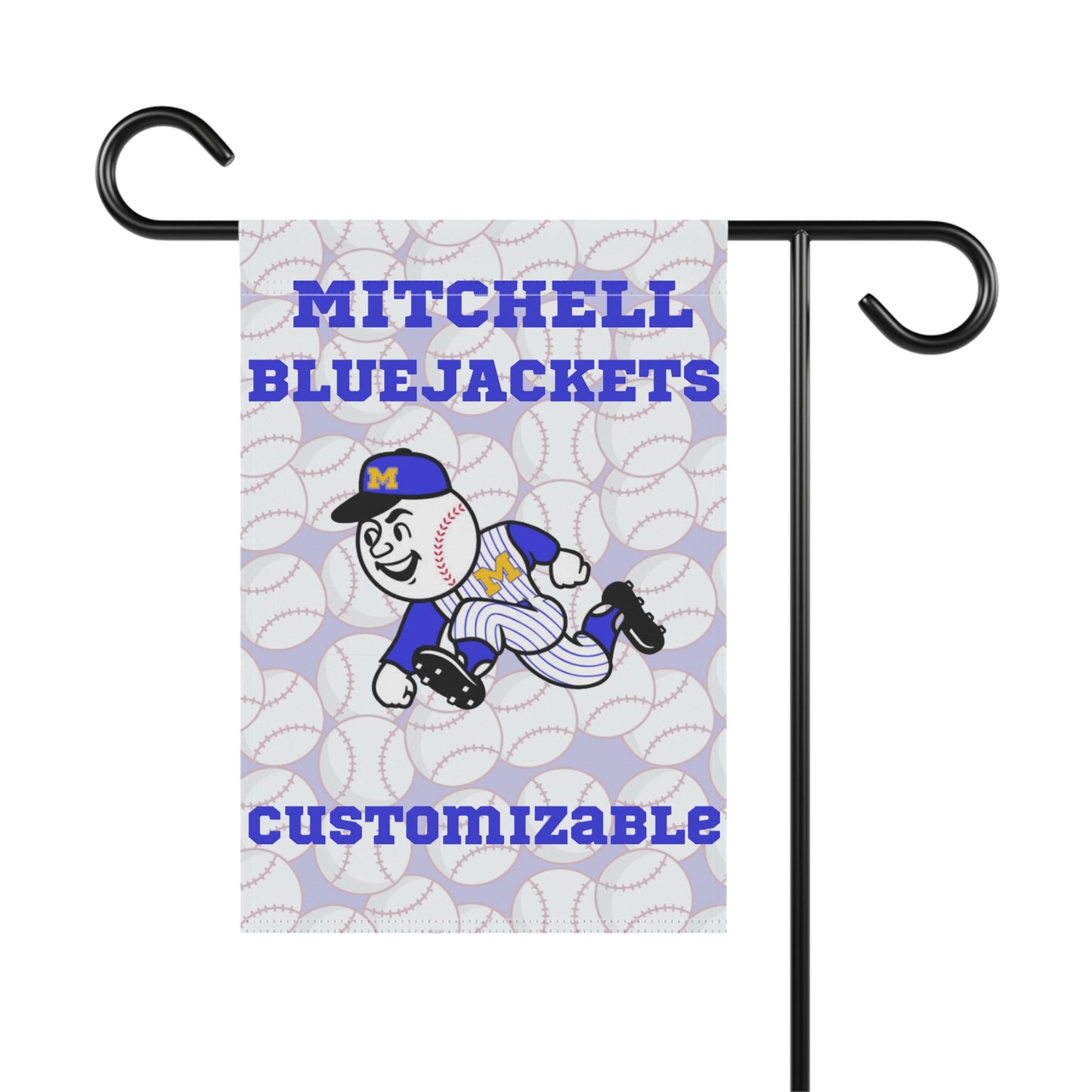 CUSTOMIZABLE Mitchell Bluejackets Baseball Man