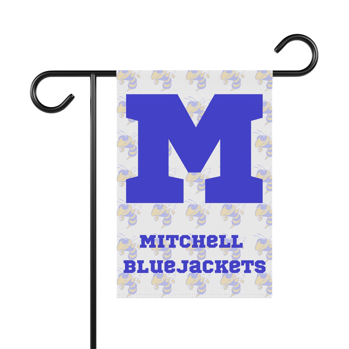 Mitchell Bluejackets custom Block M with Buzz garden flag