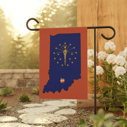 Home is where the persimmon grows, Mitchell Indiana, Indiana Garden Flag, garden flag gifts