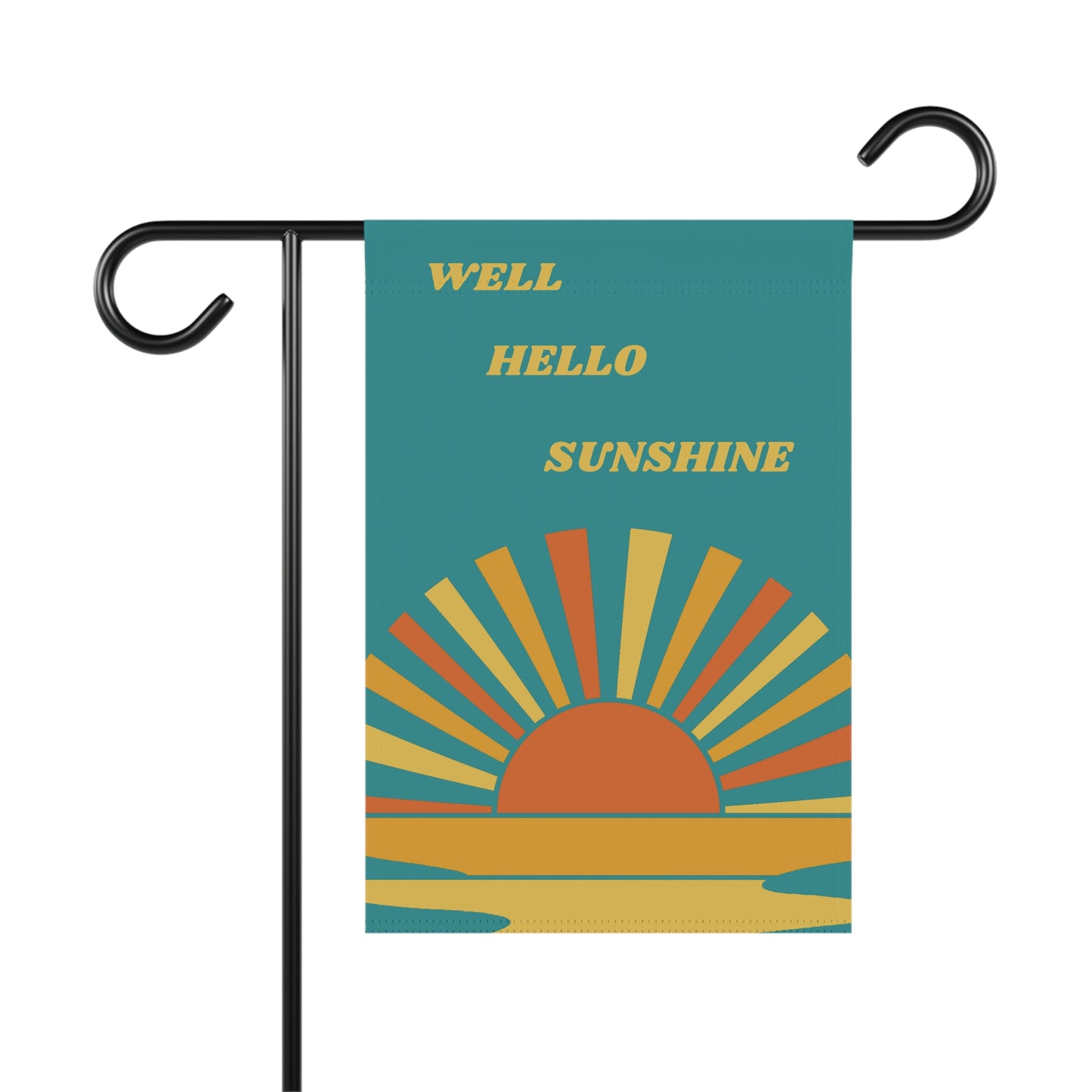 Hello Sunshine Garden Flag