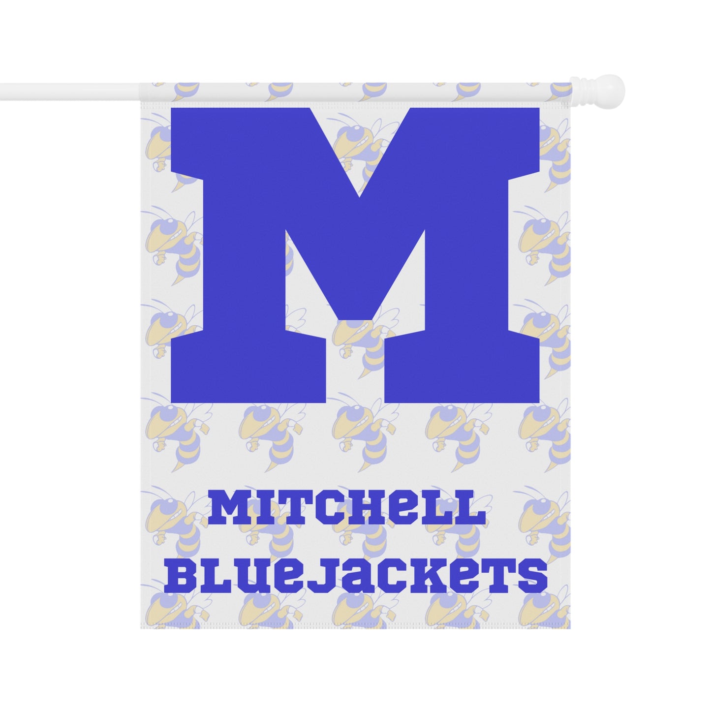 Mitchell Bluejackets custom Block M with Buzz garden flag