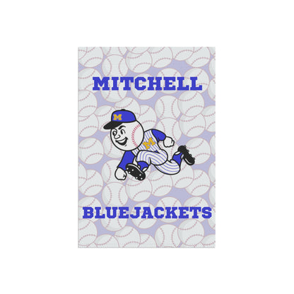 Mitchell Bluejackets, Baseball Man, Garden Flag, Mitchell Baseball, Mitchell High School, Mitchell Indiana