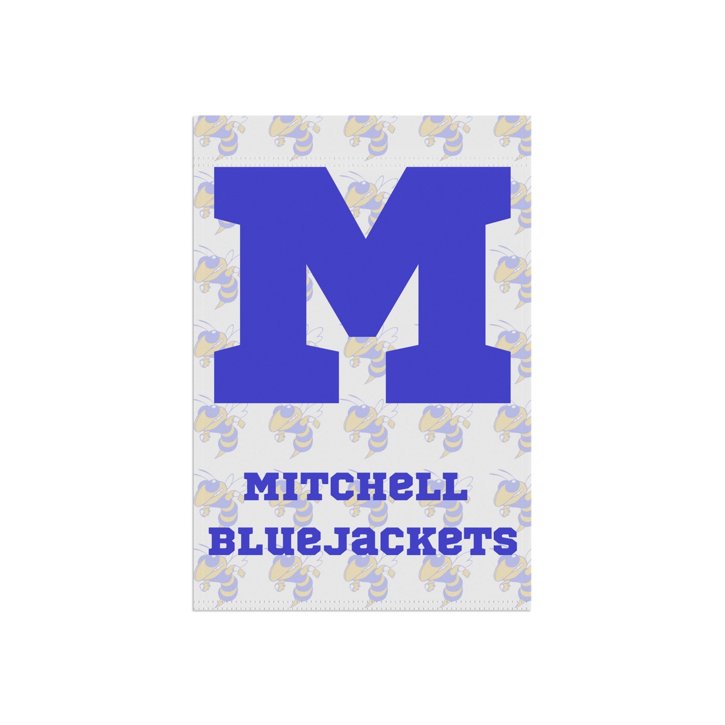 Mitchell Bluejackets custom Block M with Buzz garden flag