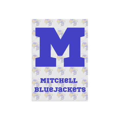 Mitchell Bluejackets custom Block M with Buzz garden flag