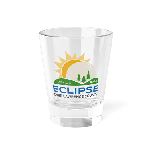 Lawrence County Eclipse Shot Glass, 1.5oz