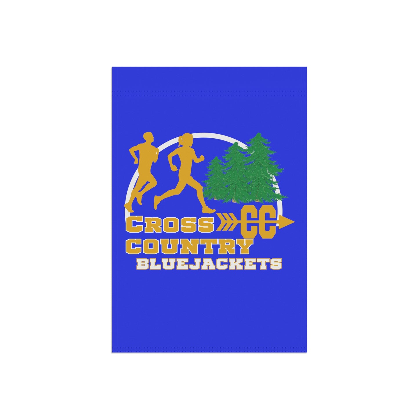 Bluejackets Cross Country Blue Background