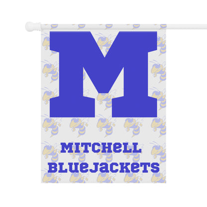 Mitchell Bluejackets custom Block M with Buzz garden flag