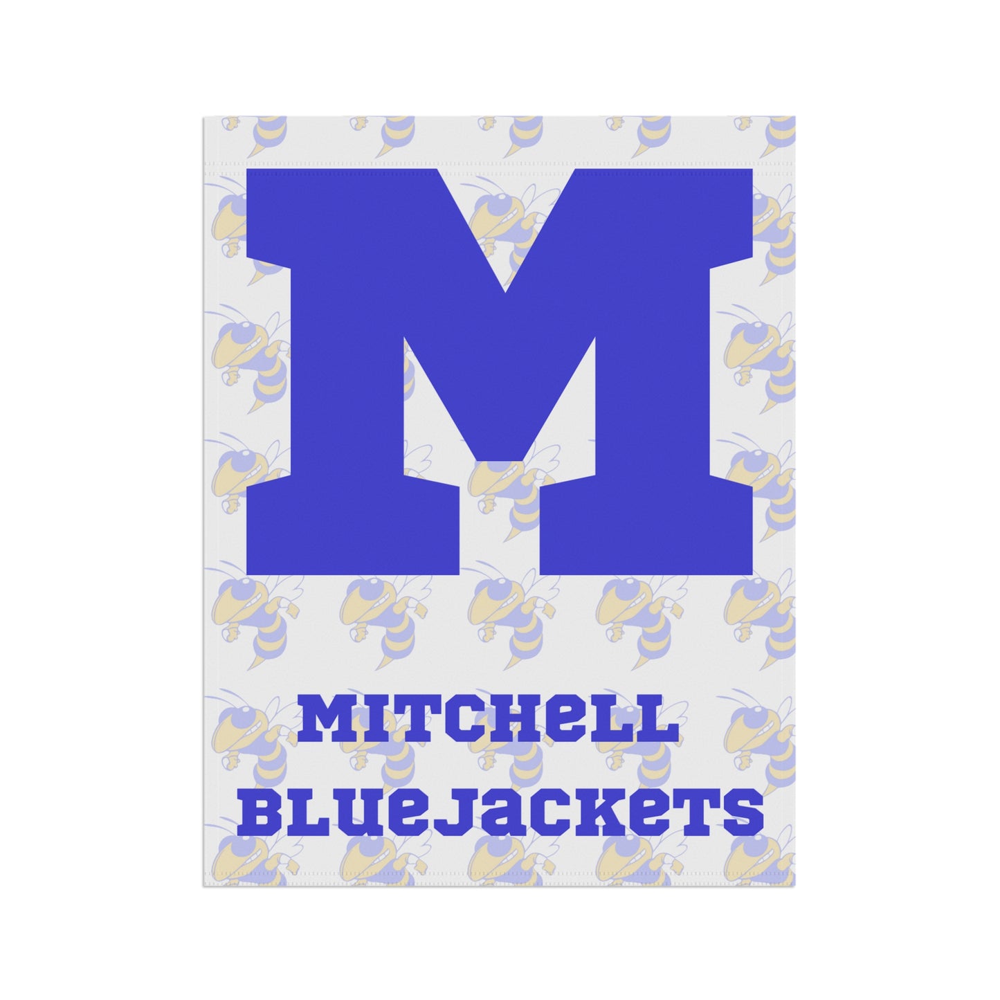 Mitchell Bluejackets custom Block M with Buzz garden flag